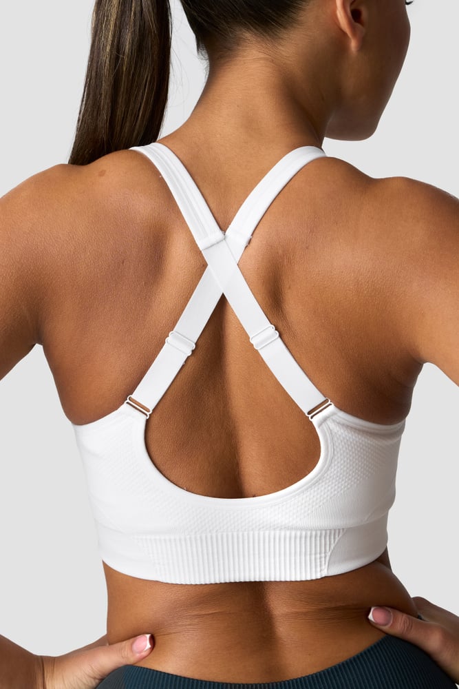 Sculpt Seamless Sports Bra White