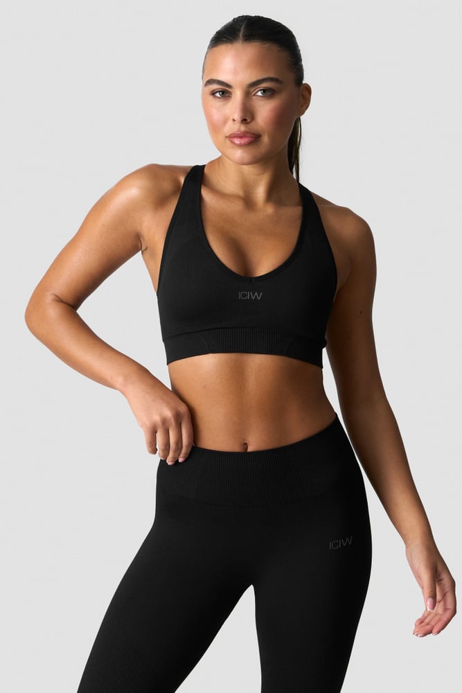 Sculpt Seamless Sports Bra Black