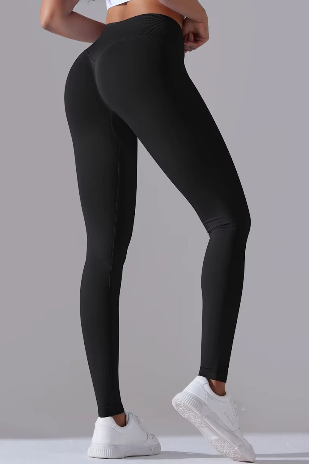 Crossover Waist Yoga Leggings