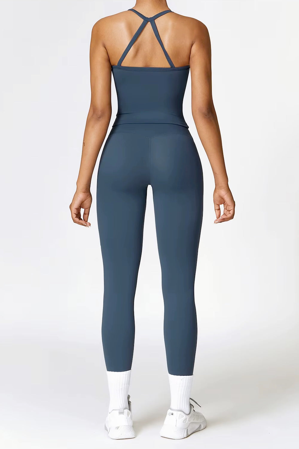 CurveFlex Seamless Leggings Emblem Blue