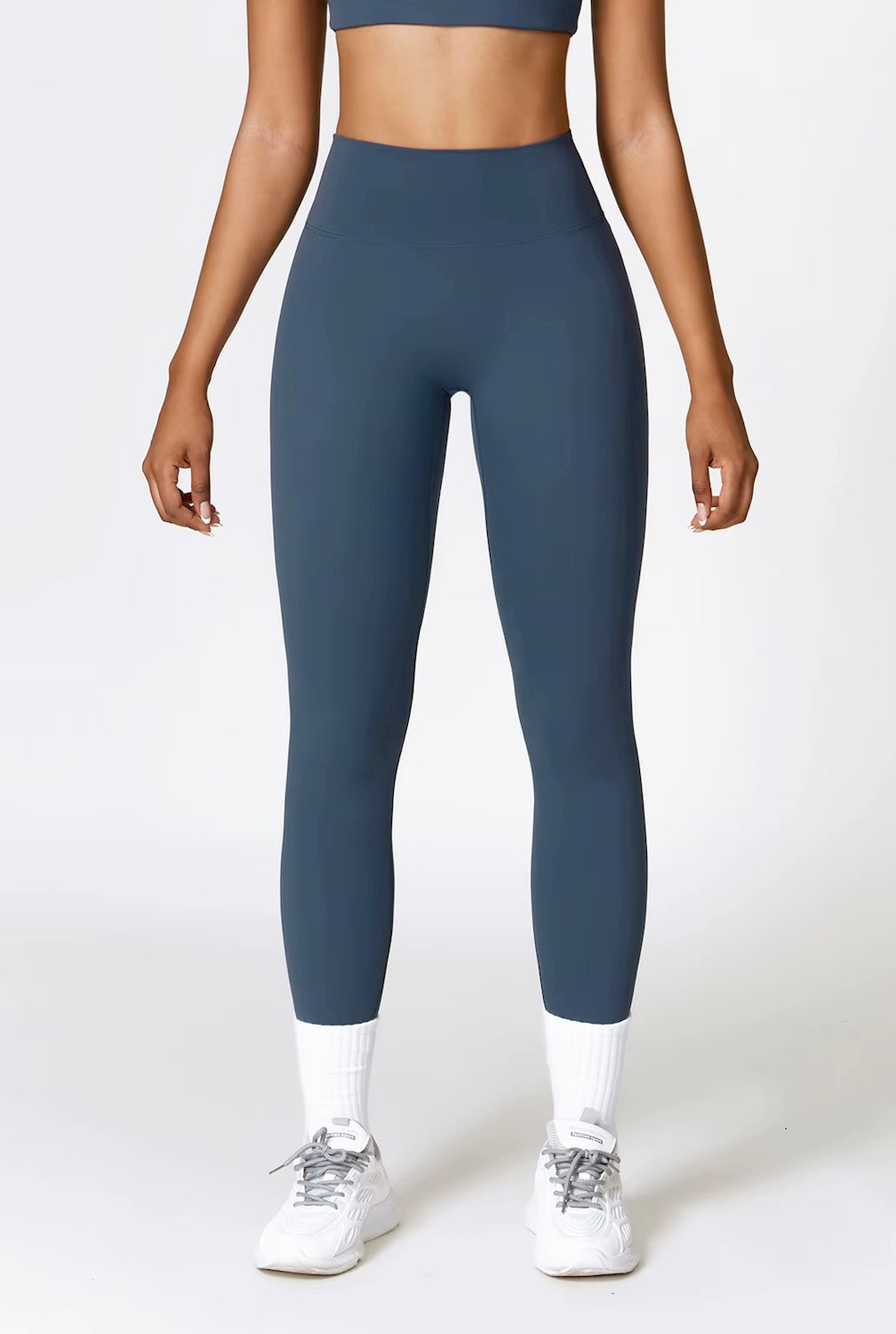 CurveFlex Seamless Leggings Emblem Blue