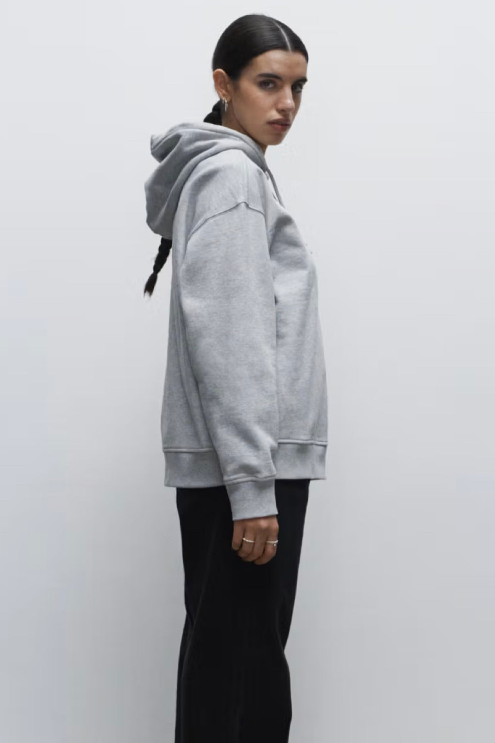 ellination Oversized Hoodie grey