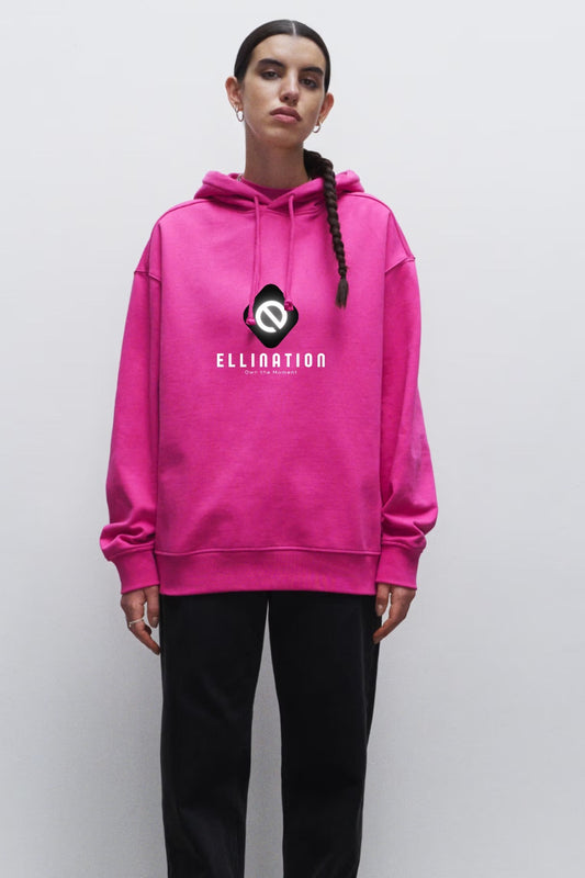 ellination Oversized Hoodie pink