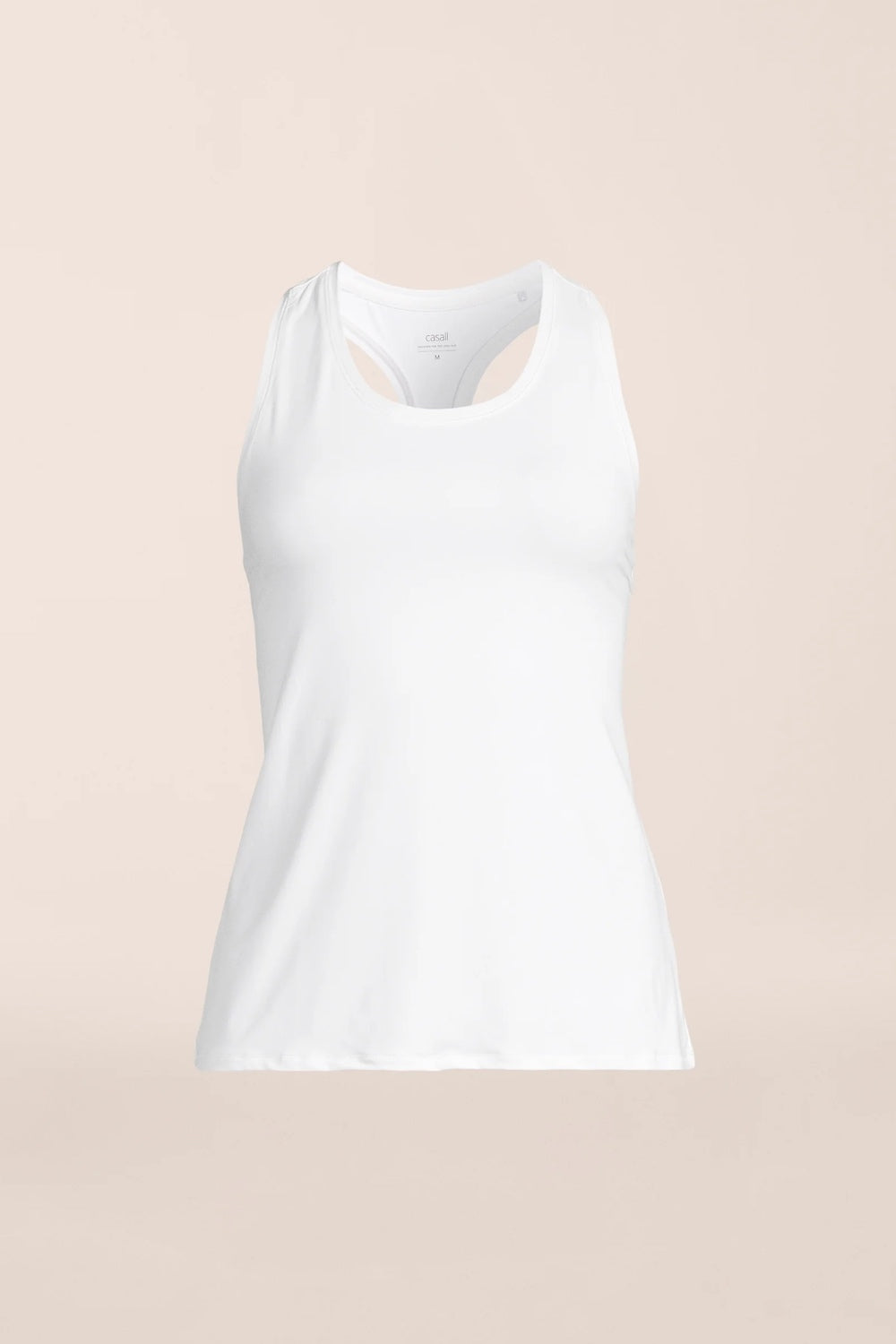 Essential Racerback Tank - White