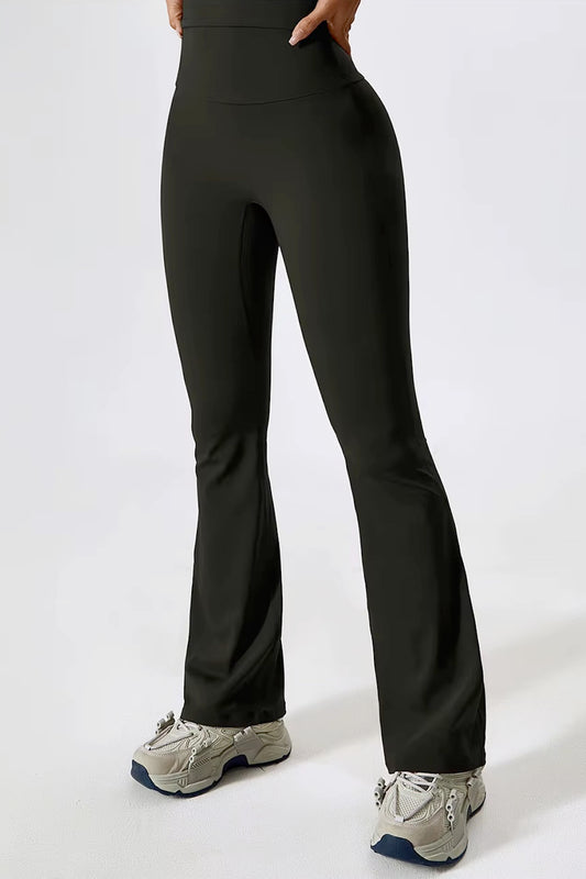 Flare Leggings Yoga Pants Black