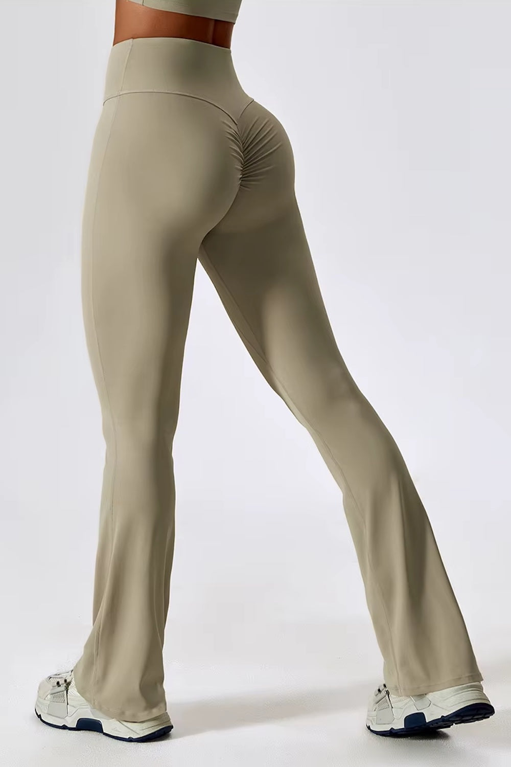 Flare Leggings Yoga Pants Camel Palm