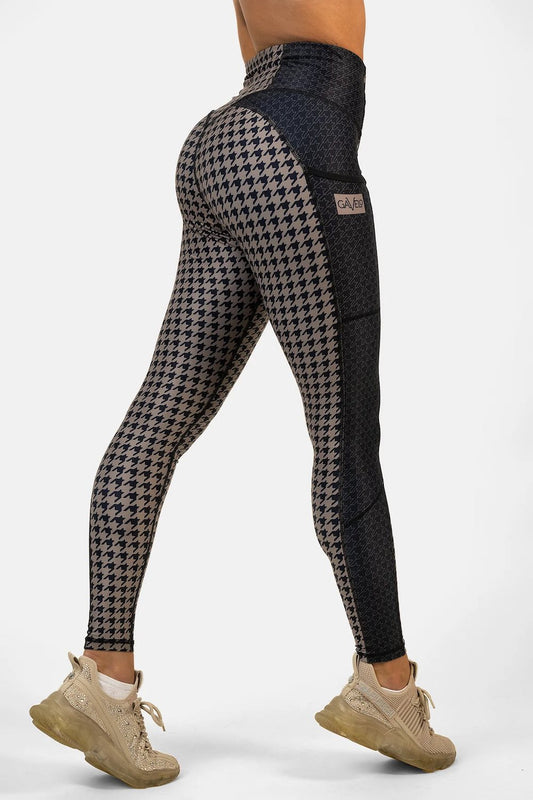 Timeless Elegance Champagne Leggings