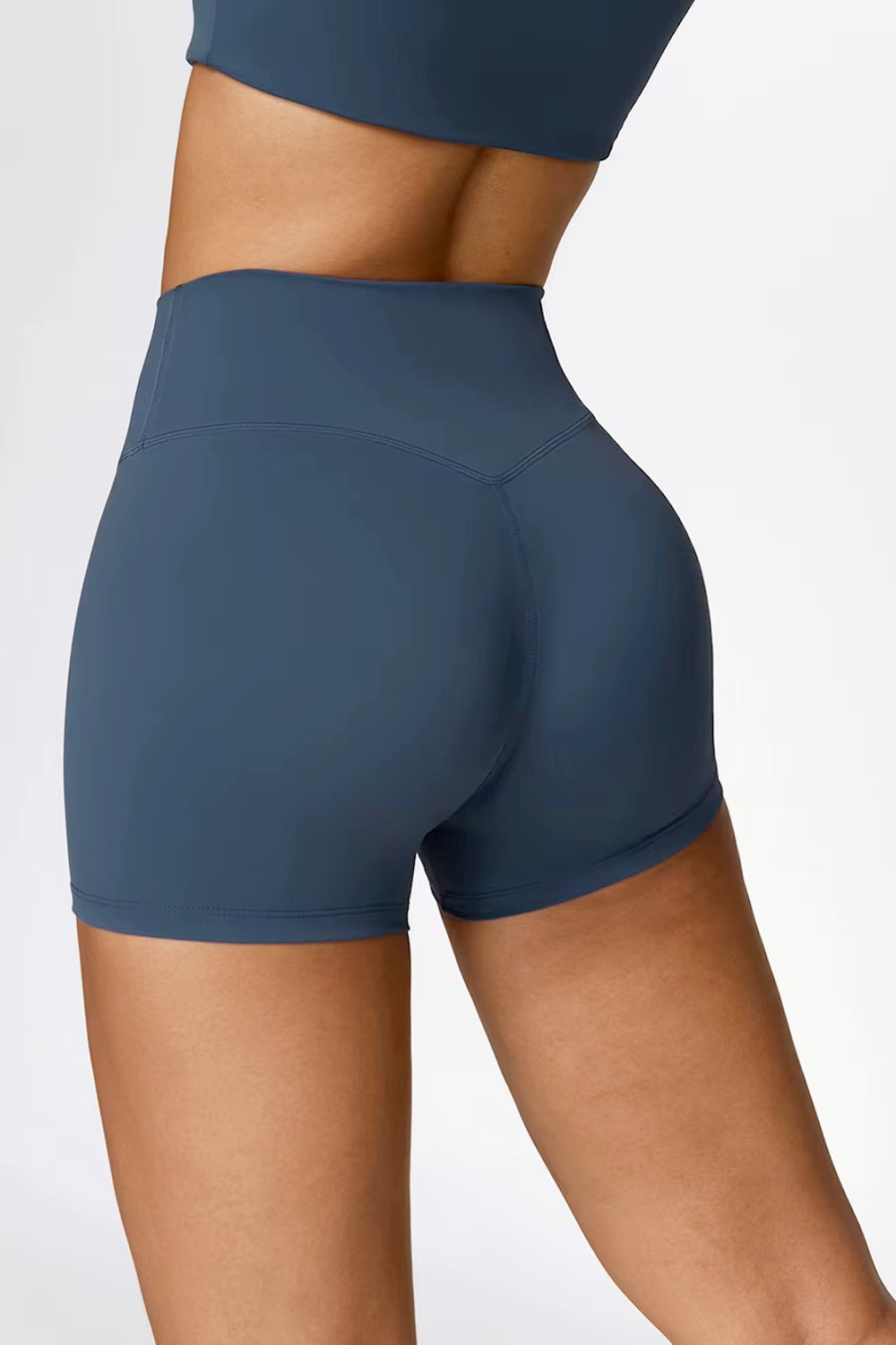 Sculpt Seamless Shorts Emblem Blue