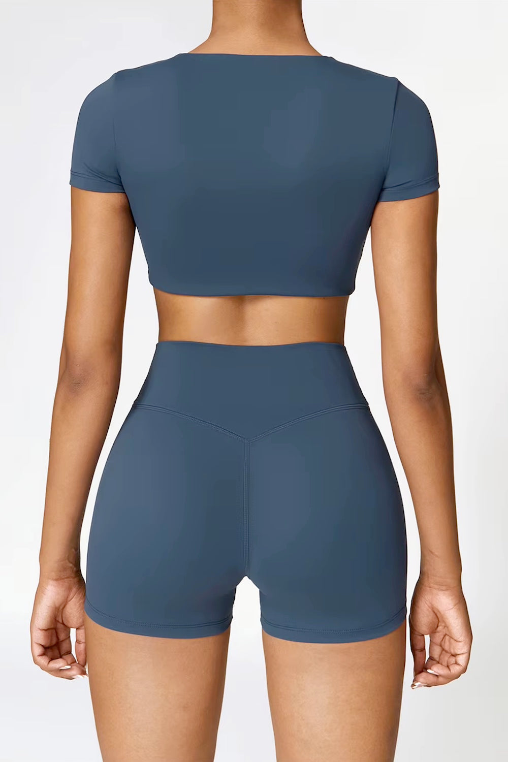 Sculpt Seamless Shorts Emblem Blue