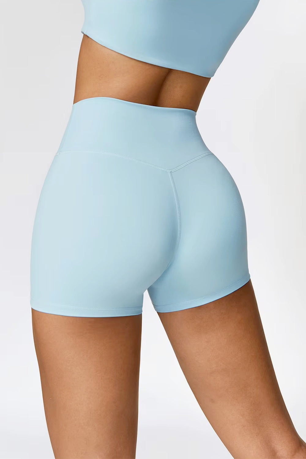 Sculpt Seamless Shorts Sky Blue